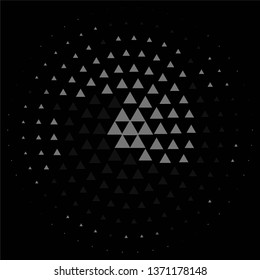 Vintage halftone monochrome geometric texture background. Vector Abstract Texture
