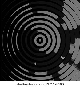 Vintage halftone monochrome geometric texture background. Vector Abstract Texture