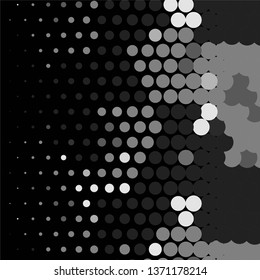 Vintage halftone monochrome geometric texture background. Vector Abstract Texture