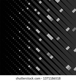 Vintage halftone monochrome geometric texture background. Vector Abstract Texture