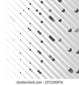 Vintage halftone monochrome geometric texture background. Vector Abstract Texture