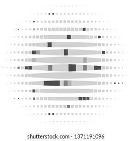 Vintage halftone monochrome geometric texture background. Vector Abstract Texture