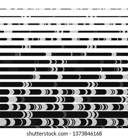 Vintage halftone monochrome geometric texture background. Vector Abstract Texture