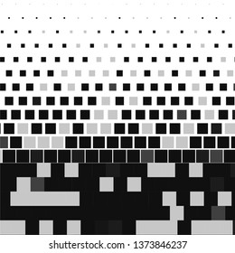 Vintage halftone monochrome geometric texture background. Vector Abstract Texture