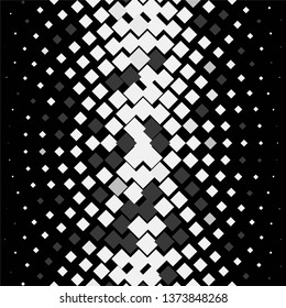 Vintage halftone monochrome geometric texture background. Vector Abstract Texture