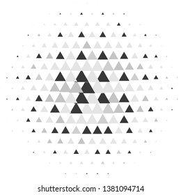 Vintage halftone monochrome geometric texture background. Vector Abstract Texture