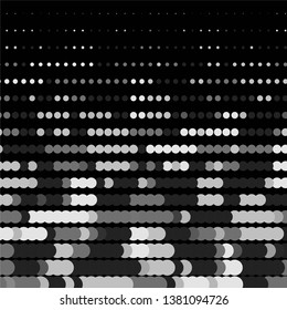 Vintage halftone monochrome geometric texture background. Vector Abstract Texture