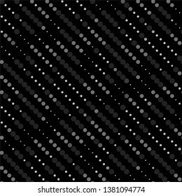 Vintage halftone monochrome geometric texture background. Vector Abstract Texture