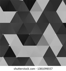 Vintage halftone monochrome geometric texture background. Vector Abstract Texture