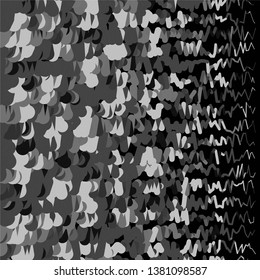 Vintage halftone monochrome geometric texture background. Vector Abstract Texture