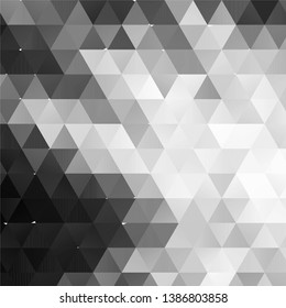 Vintage halftone monochrome geometric texture background. Vector Abstract Texture