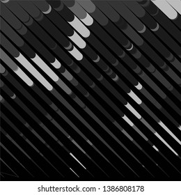 Vintage halftone monochrome geometric texture background. Vector Abstract Texture
