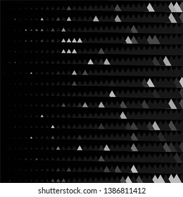 Vintage halftone monochrome geometric texture background. Vector Abstract Texture