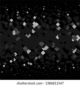 Vintage halftone monochrome geometric texture background. Vector Abstract Texture