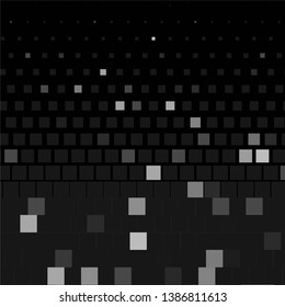 Vintage halftone monochrome geometric texture background. Vector Abstract Texture