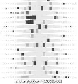 Vintage halftone monochrome geometric texture background. Vector Abstract Texture