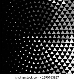 Vintage halftone monochrome geometric texture background. Vector Abstract Texture