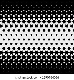 Vintage halftone monochrome geometric texture background. Vector Abstract Texture