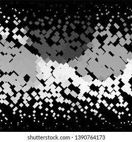 Vintage halftone monochrome geometric texture background. Vector Abstract Texture