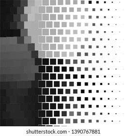 Vintage halftone monochrome geometric texture background. Vector Abstract Texture