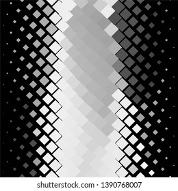 Vintage halftone monochrome geometric texture background. Vector Abstract Texture