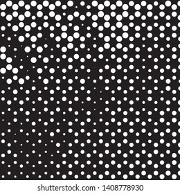 Vintage halftone monochrome geometric texture background. Vector Abstract Texture