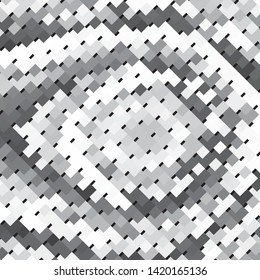 Vintage halftone monochrome geometric texture background. Vector Abstract Texture