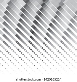 Vintage halftone monochrome geometric texture background. Vector Abstract Texture