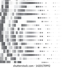Vintage halftone monochrome geometric texture background. Vector Abstract Texture