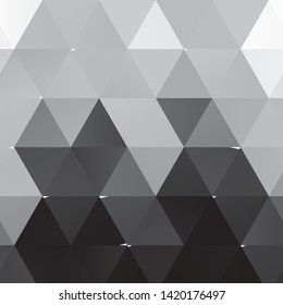 Vintage halftone monochrome geometric texture background. Vector Abstract Texture