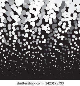 Vintage halftone monochrome geometric texture background. Vector Abstract Texture