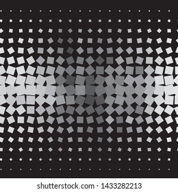 Vintage halftone monochrome geometric texture background. Vector Abstract Texture
