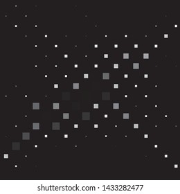 Vintage halftone monochrome geometric texture background. Vector Abstract Texture