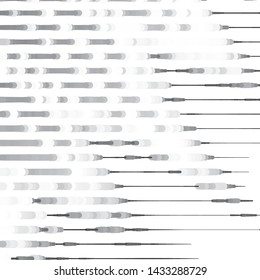 Vintage halftone monochrome geometric texture background. Vector Abstract Texture