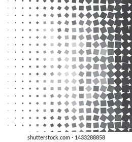 Vintage halftone monochrome geometric texture background. Vector Abstract Texture