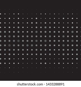 Vintage halftone monochrome geometric texture background. Vector Abstract Texture