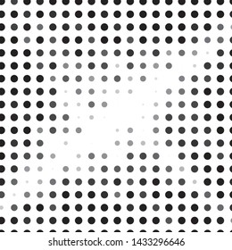 Vintage halftone monochrome geometric texture background. Vector Abstract Texture