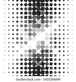 Vintage halftone monochrome geometric texture background. Vector Abstract Texture