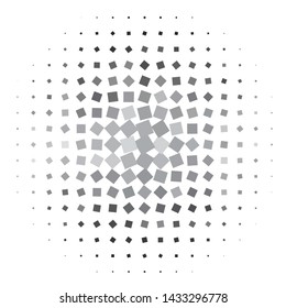 Vintage halftone monochrome geometric texture background. Vector Abstract Texture