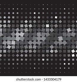 Vintage halftone monochrome geometric texture background. Vector Abstract Texture