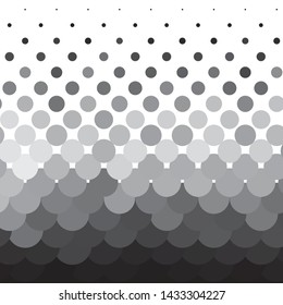 Vintage halftone monochrome geometric texture background. Vector Abstract Texture