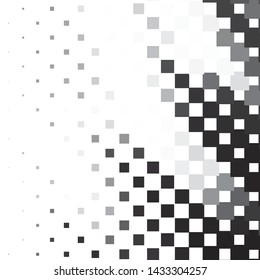 Vintage halftone monochrome geometric texture background. Vector Abstract Texture