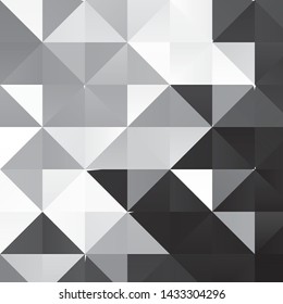 Vintage halftone monochrome geometric texture background. Vector Abstract Texture