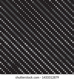 Vintage halftone monochrome geometric texture background. Vector Abstract Texture