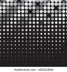 Vintage halftone monochrome geometric texture background. Vector Abstract Texture