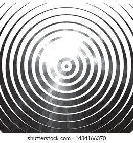 Vintage halftone monochrome geometric texture background. Vector Abstract Texture
