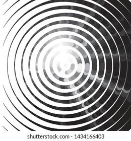 Vintage halftone monochrome geometric texture background. Vector Abstract Texture
