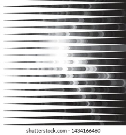 Vintage halftone monochrome geometric texture background. Vector Abstract Texture