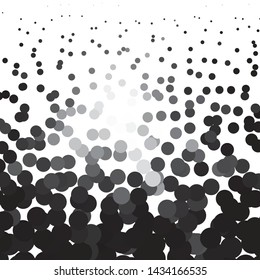 Vintage halftone monochrome geometric texture background. Vector Abstract Texture