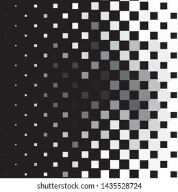 Vintage halftone monochrome geometric texture background. Vector Abstract Texture